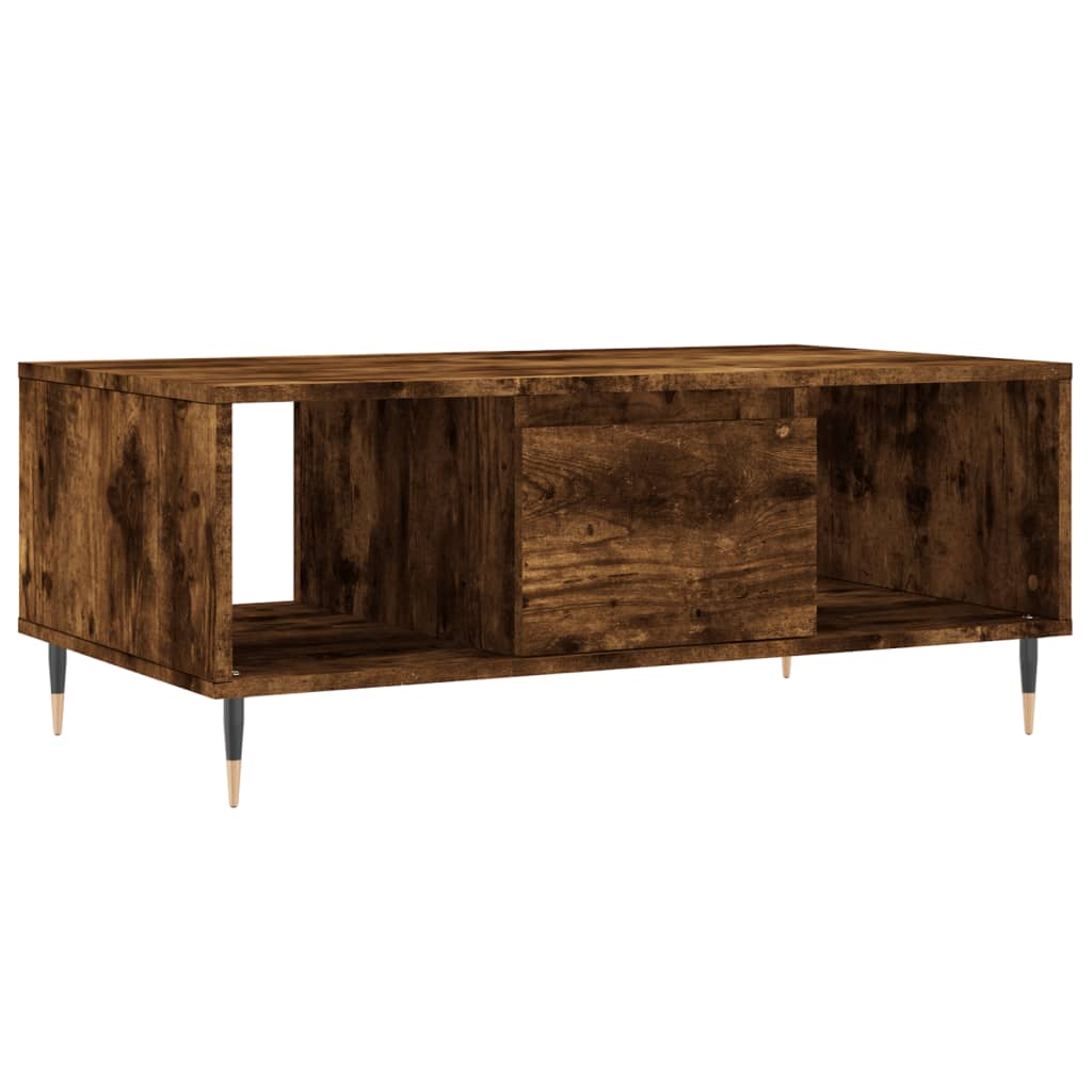 Stolić za kavu boja hrasta 90x50x36,5 cm konstruirano drvo