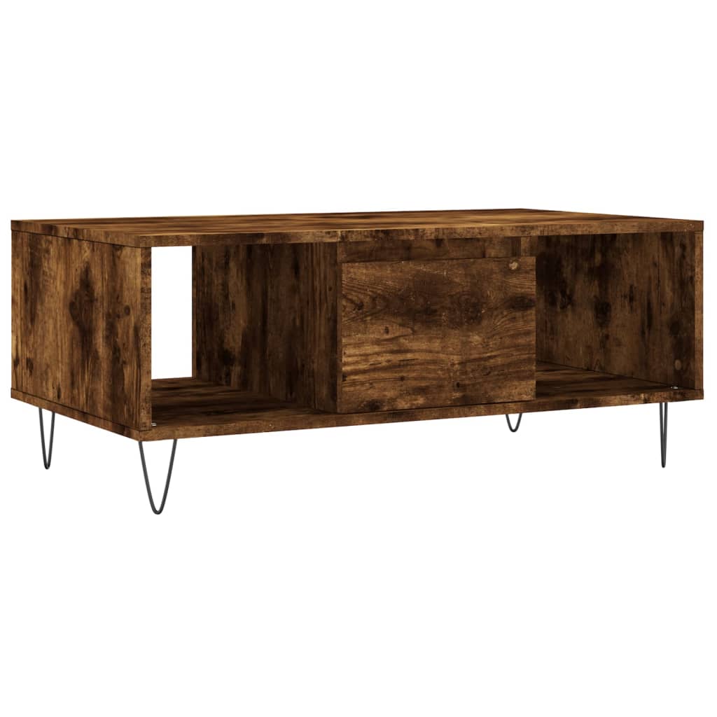 Stolić za kavu boja hrasta 90x50x36,5 cm konstruirano drvo