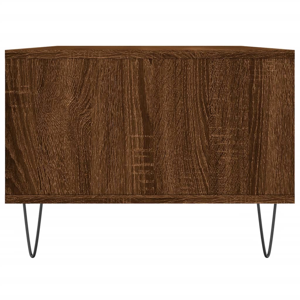 Stolić za kavu smeđa boja hrasta 90x50x36,5cm konstruirano drvo