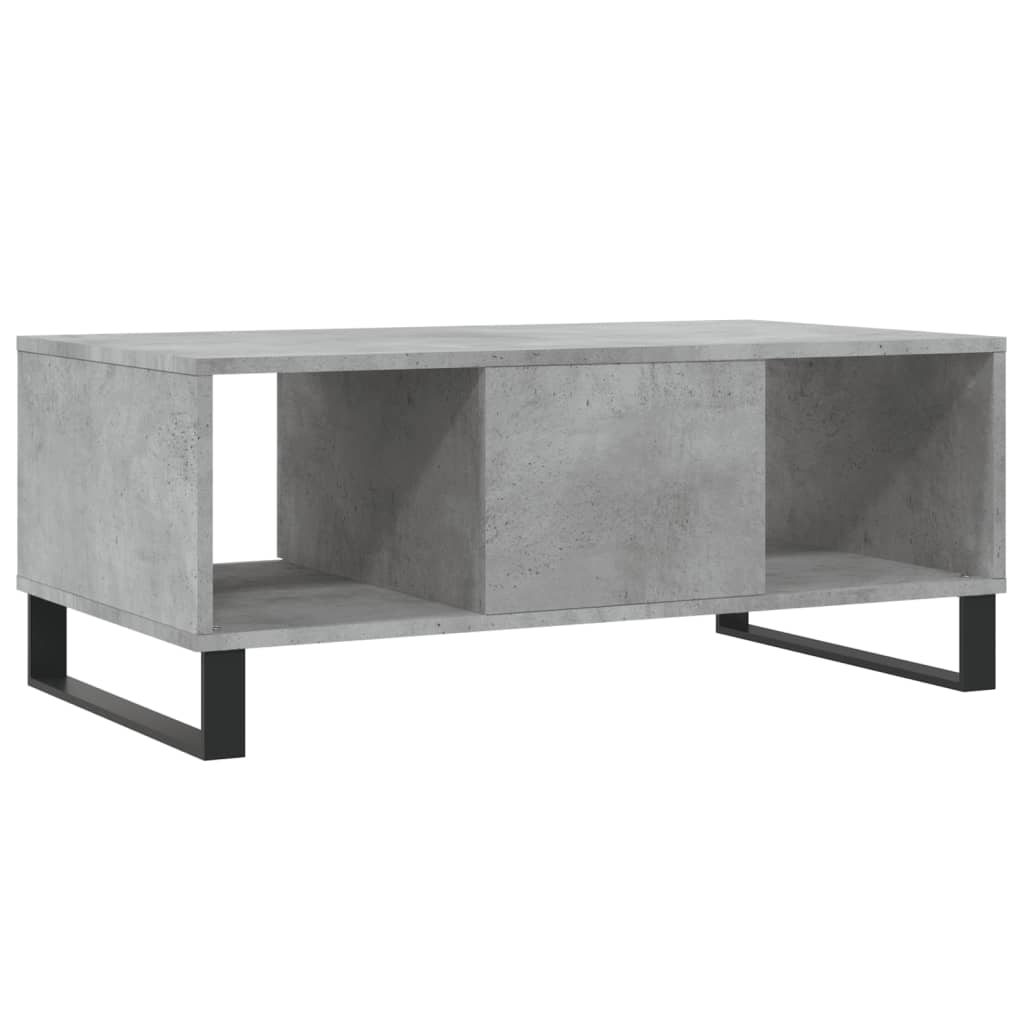 Stolić za kavu boja betona 90x50x36,5 cm konstruirano drvo