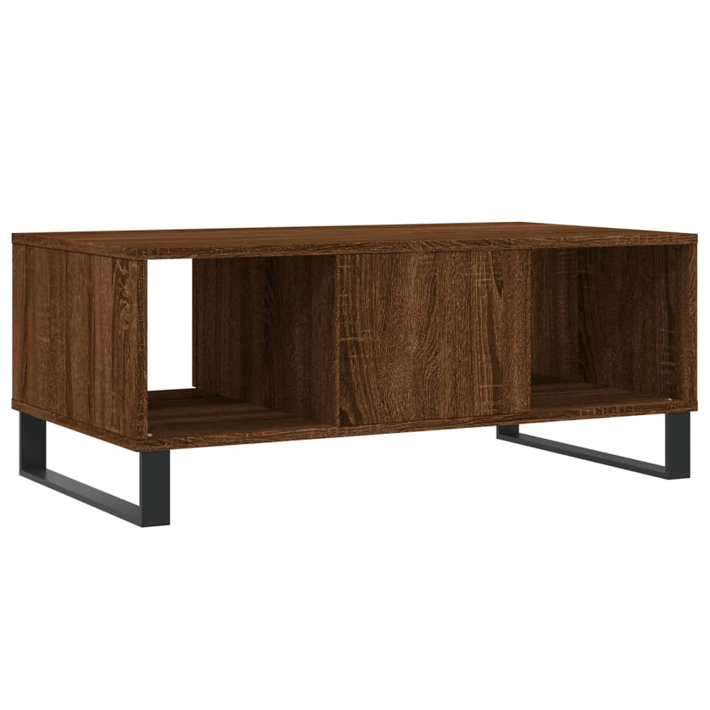 Stolić za kavu smeđa boja hrasta 90x50x36,5cm konstruirano drvo