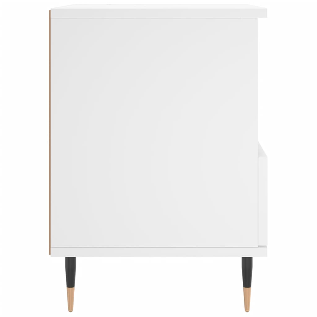 Noćni ormarići 2 kom bijeli 40 x 35 x 50 cm konstruirano drvo