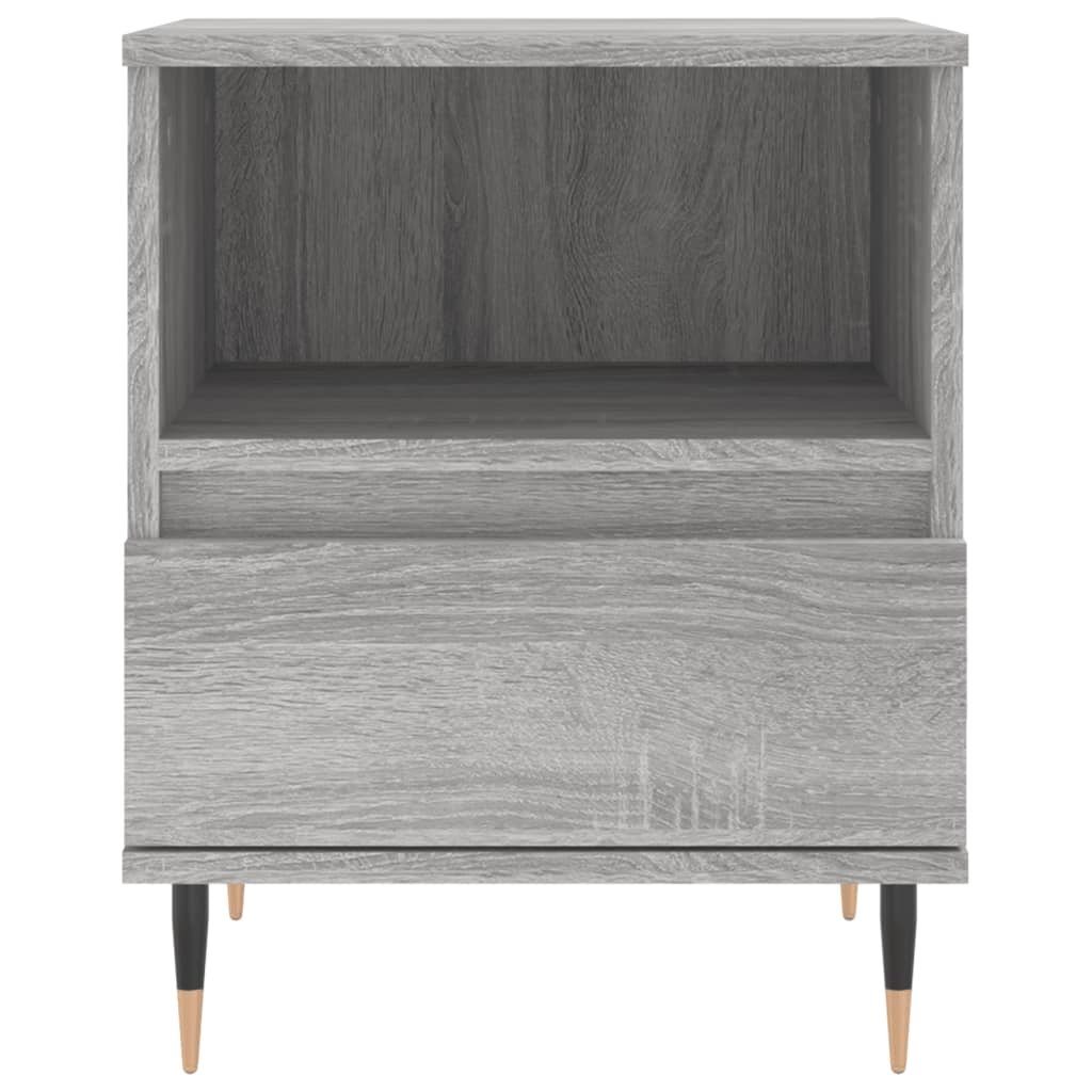 Noćni ormarići 2 kom boja hrasta 40x35x50 cm konstruirano drvo