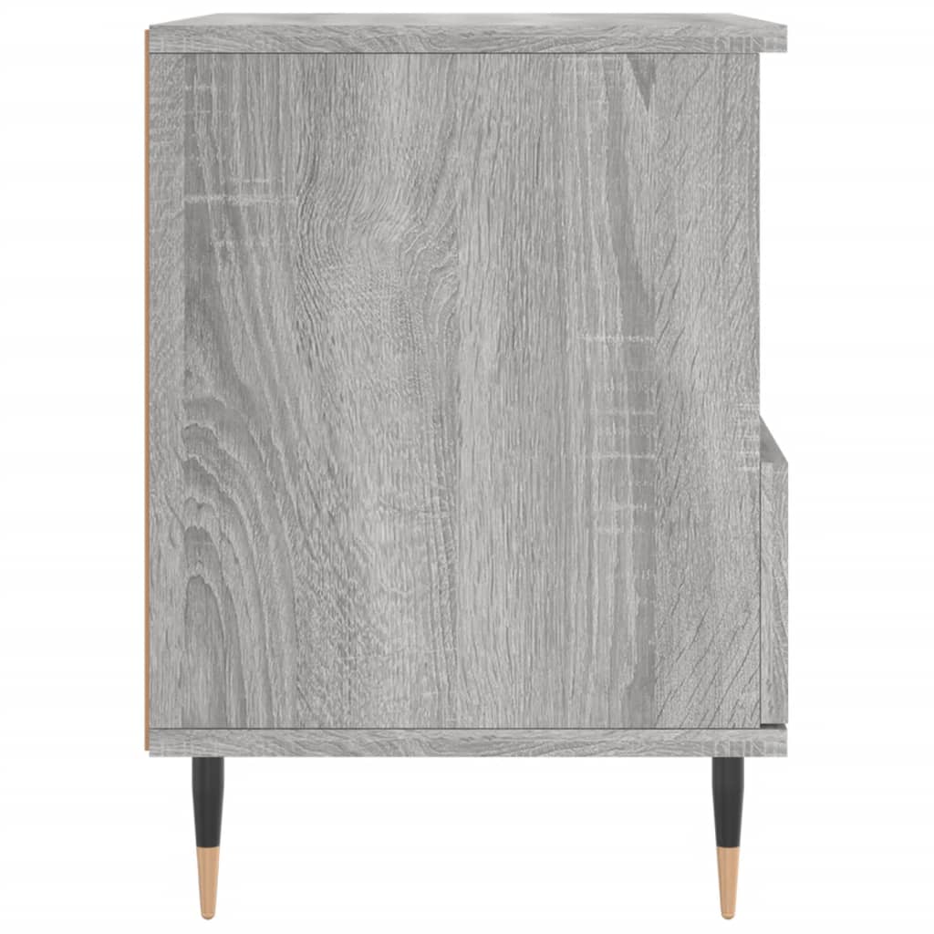 Noćni ormarići 2 kom boja hrasta 40x35x50 cm konstruirano drvo