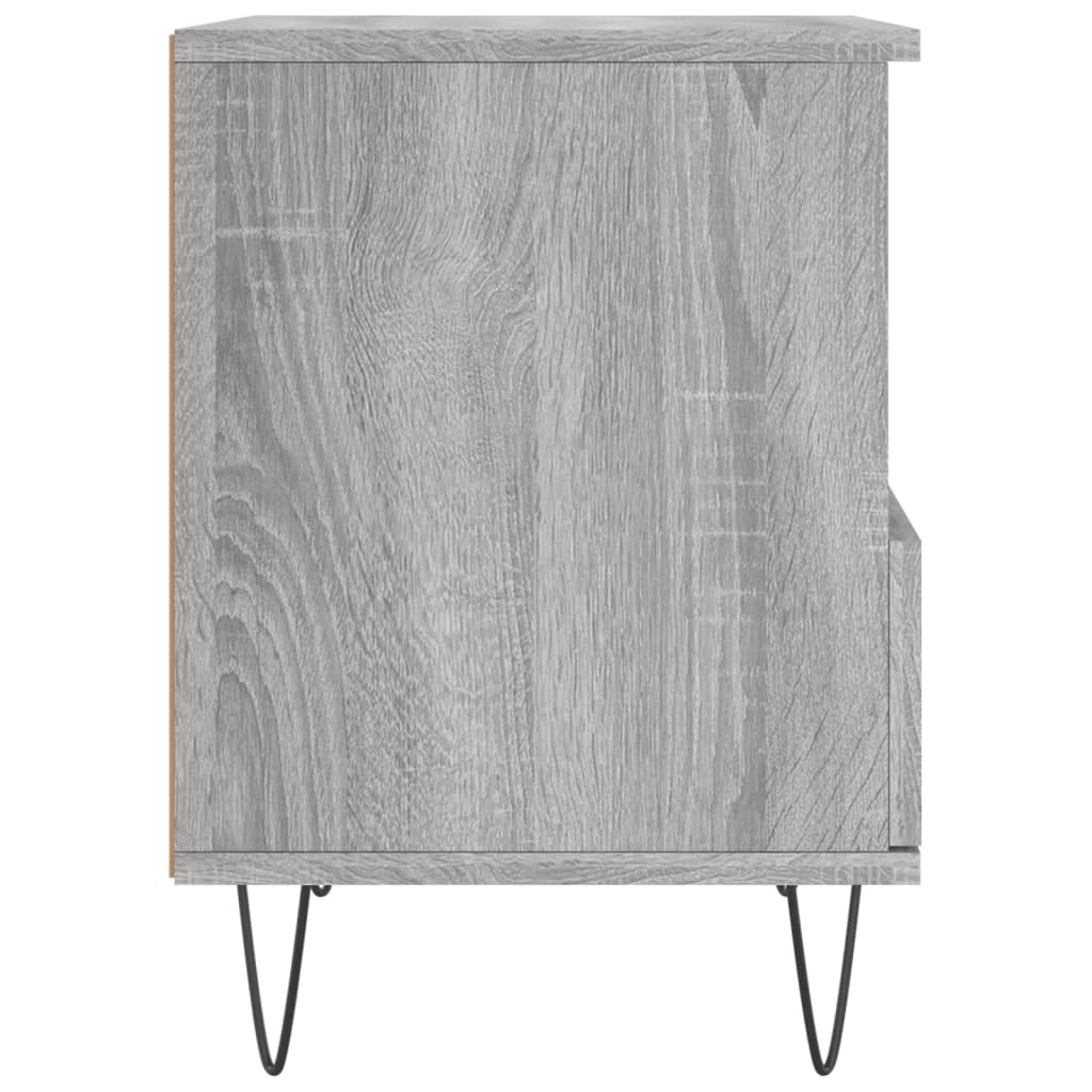 Noćni ormarići 2 kom boja hrasta 40x35x50 cm konstruirano drvo