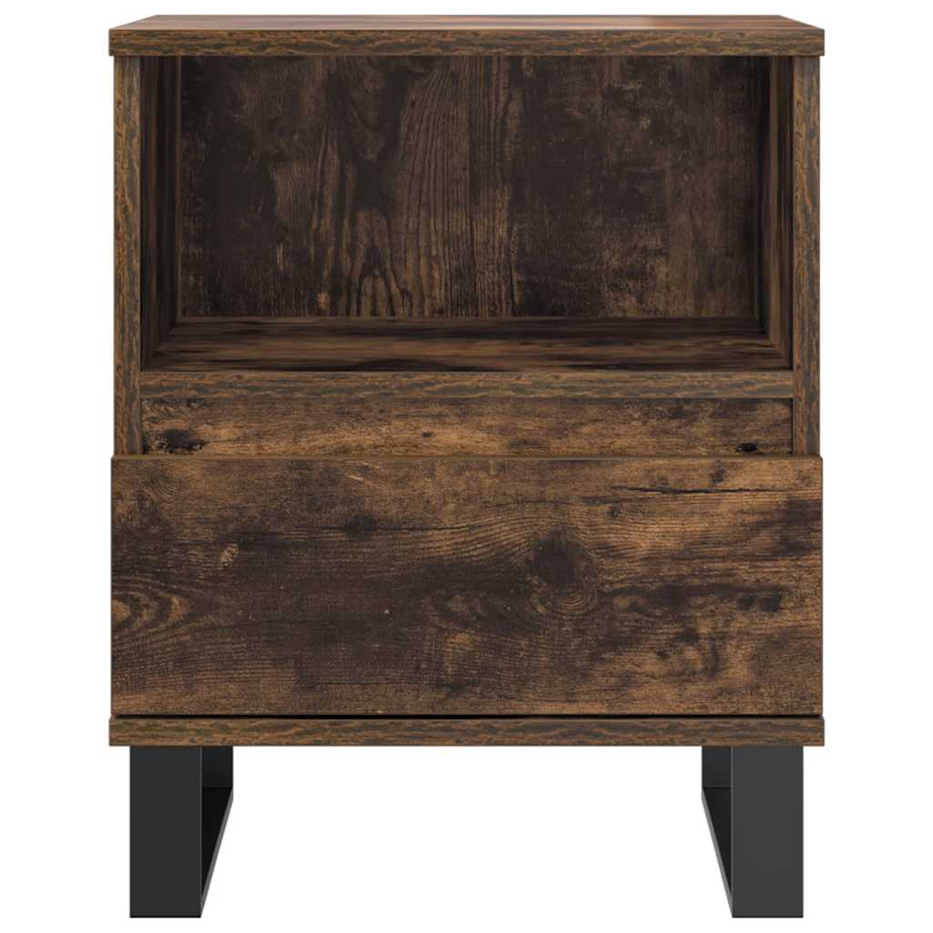 Noćni ormarići 2 kom boja hrasta 40x35x50 cm konstruirano drvo