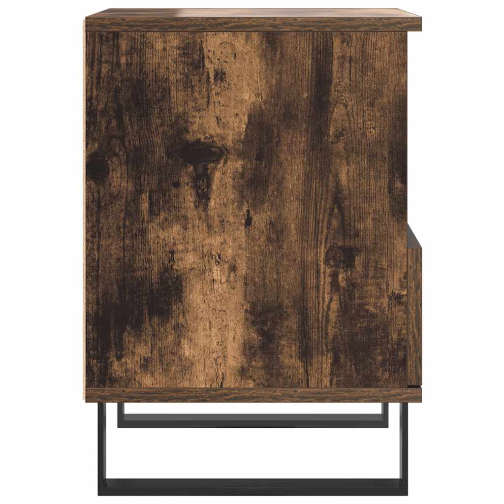 Noćni ormarići 2 kom boja hrasta 40x35x50 cm konstruirano drvo