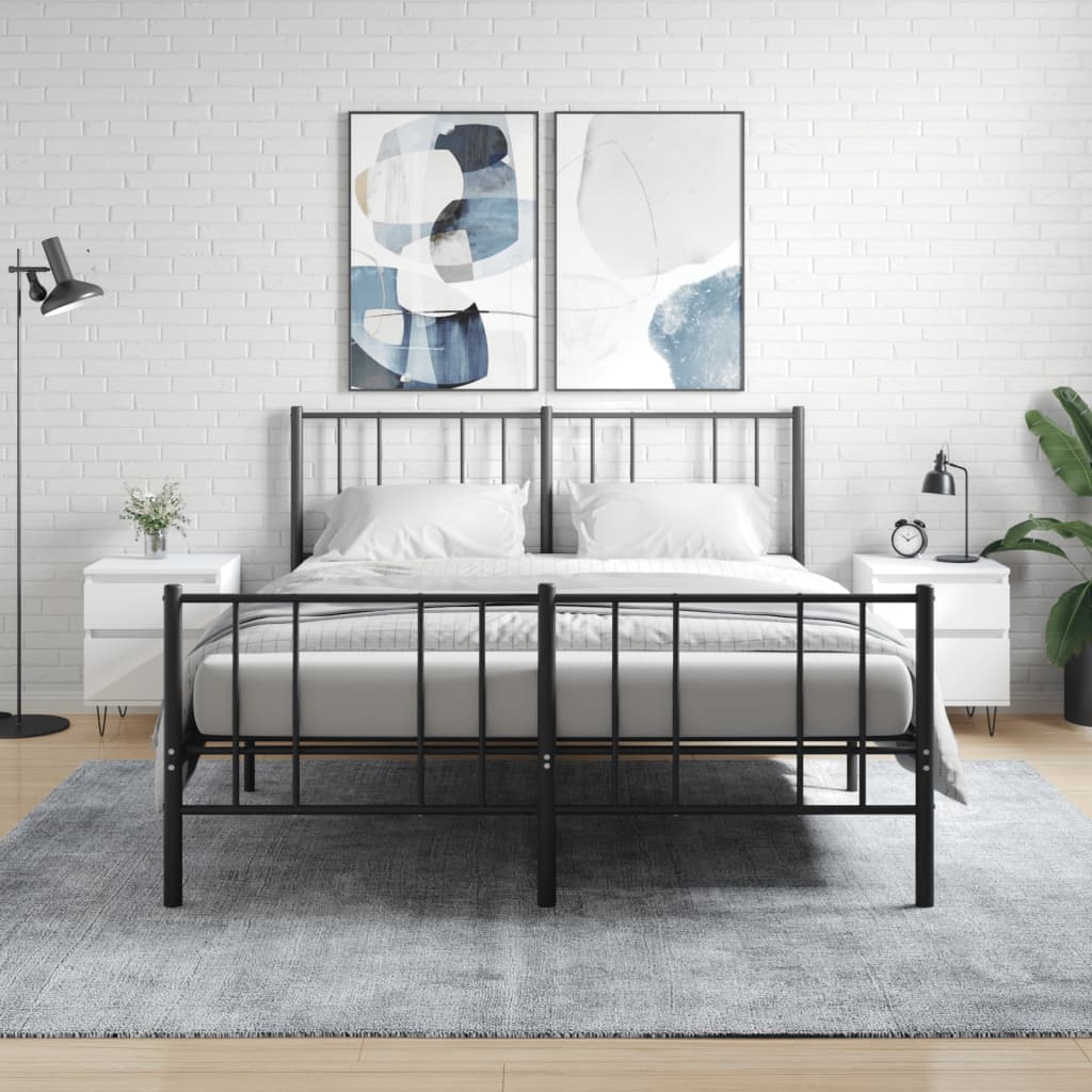 Noćni ormarići 2 kom bijeli 40 x 35 x 50 cm konstruirano drvo