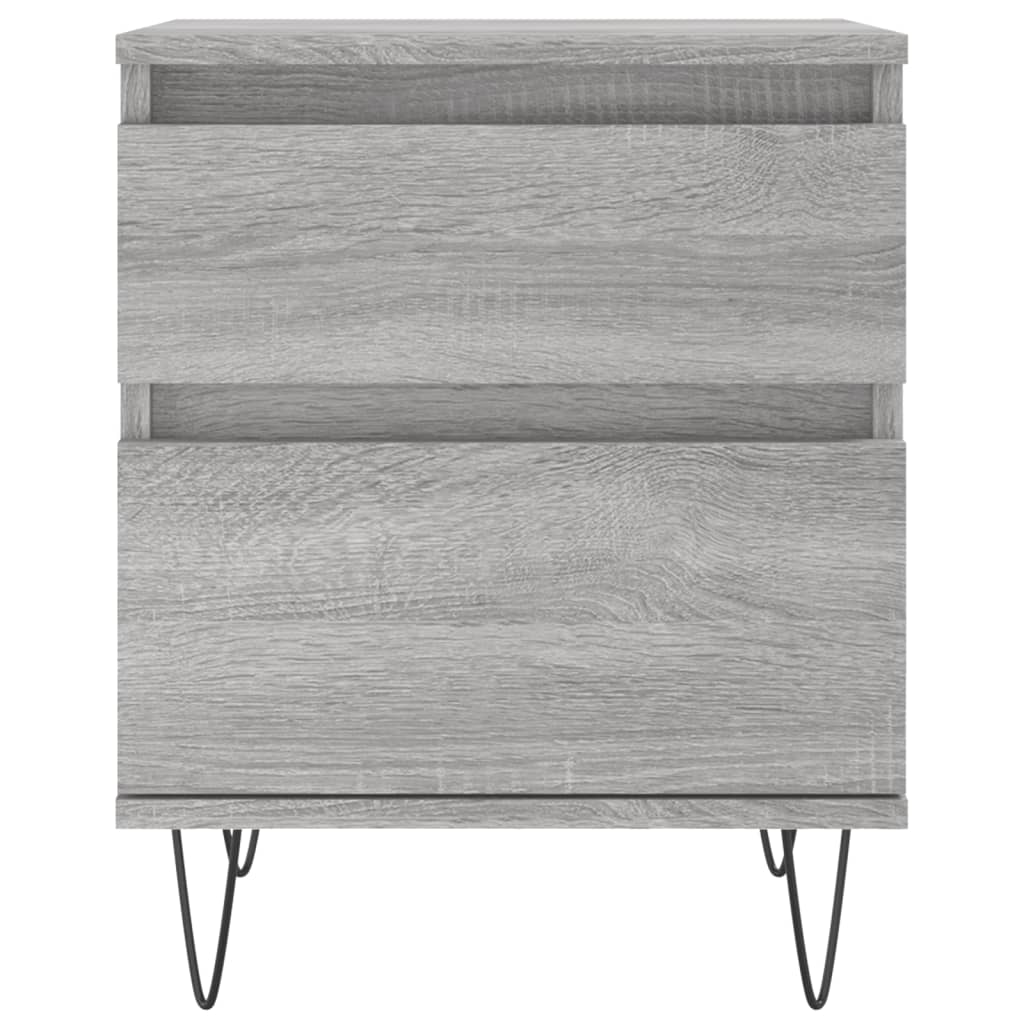 Noćni ormarići 2 kom boja hrasta 40x35x50 cm konstruirano drvo