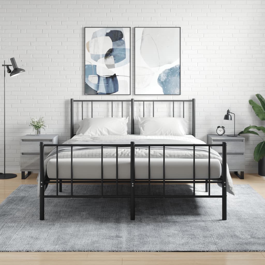 Noćni ormarići 2 kom boja hrasta 40x35x50 cm konstruirano drvo