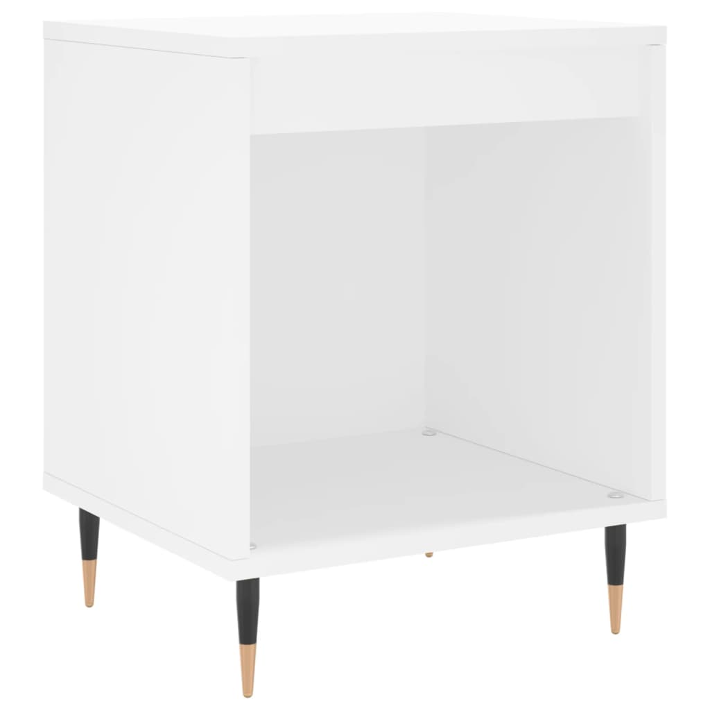 Noćni ormarići 2 kom bijeli 40 x 35 x 50 cm konstruirano drvo