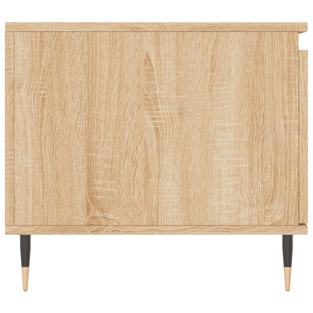 Stolić za kavu boja hrasta 100 x 50 x 45 cm konstruirano drvo