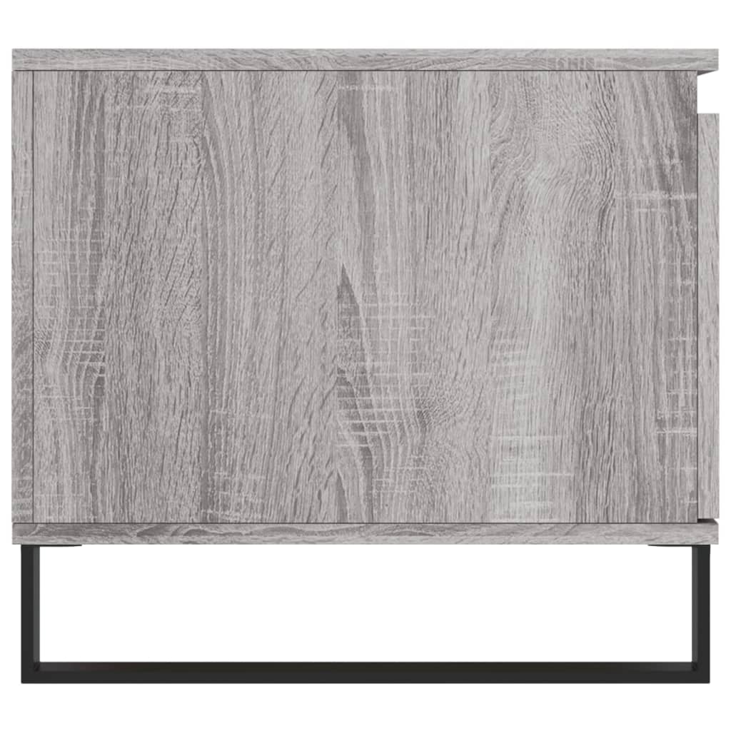 Stolić za kavu boja sivog hrasta 100x50x45 cm konstruirano drvo