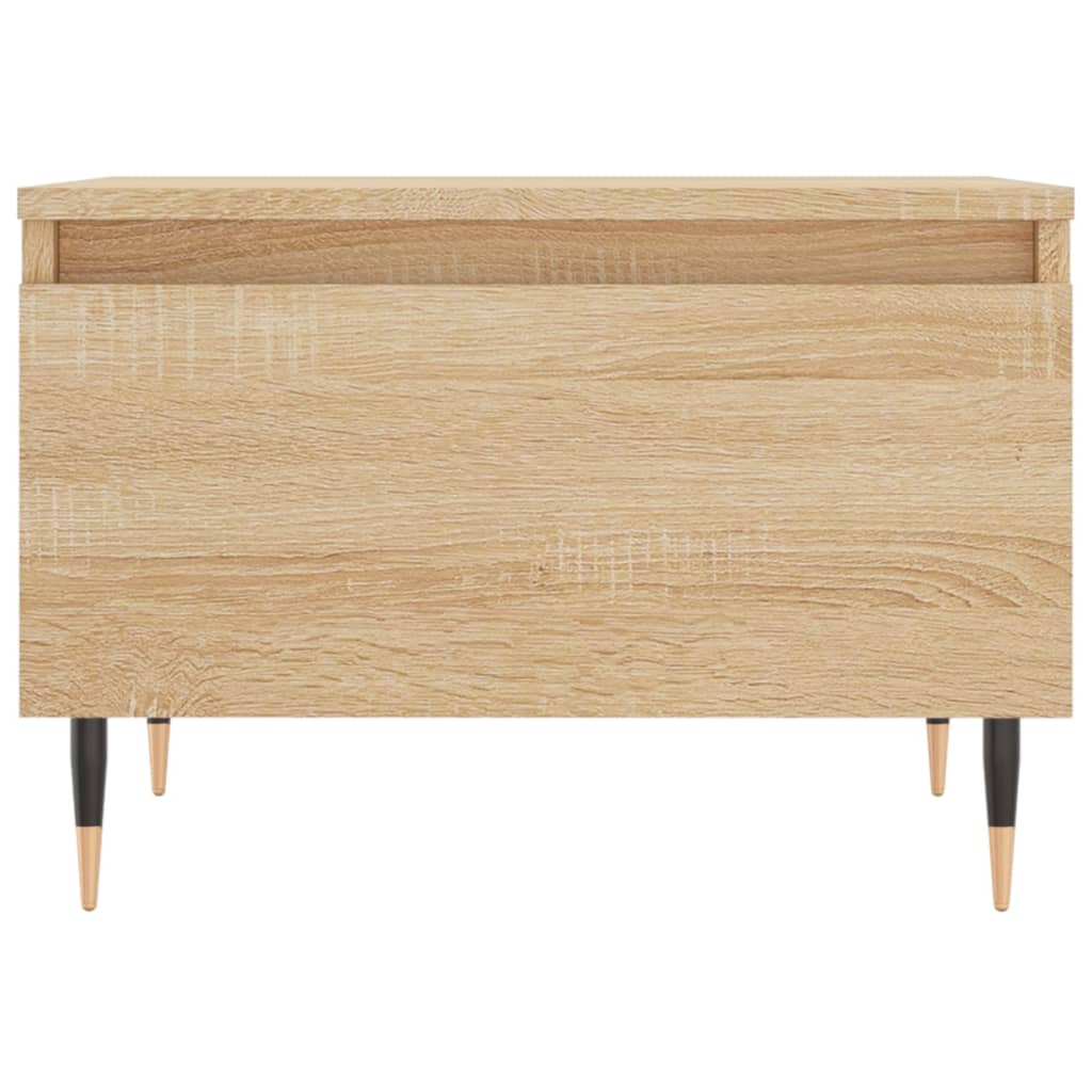 Stolići za kavu 2 kom boja hrasta 50x46x35 cm konstruirano drvo Smeđa
