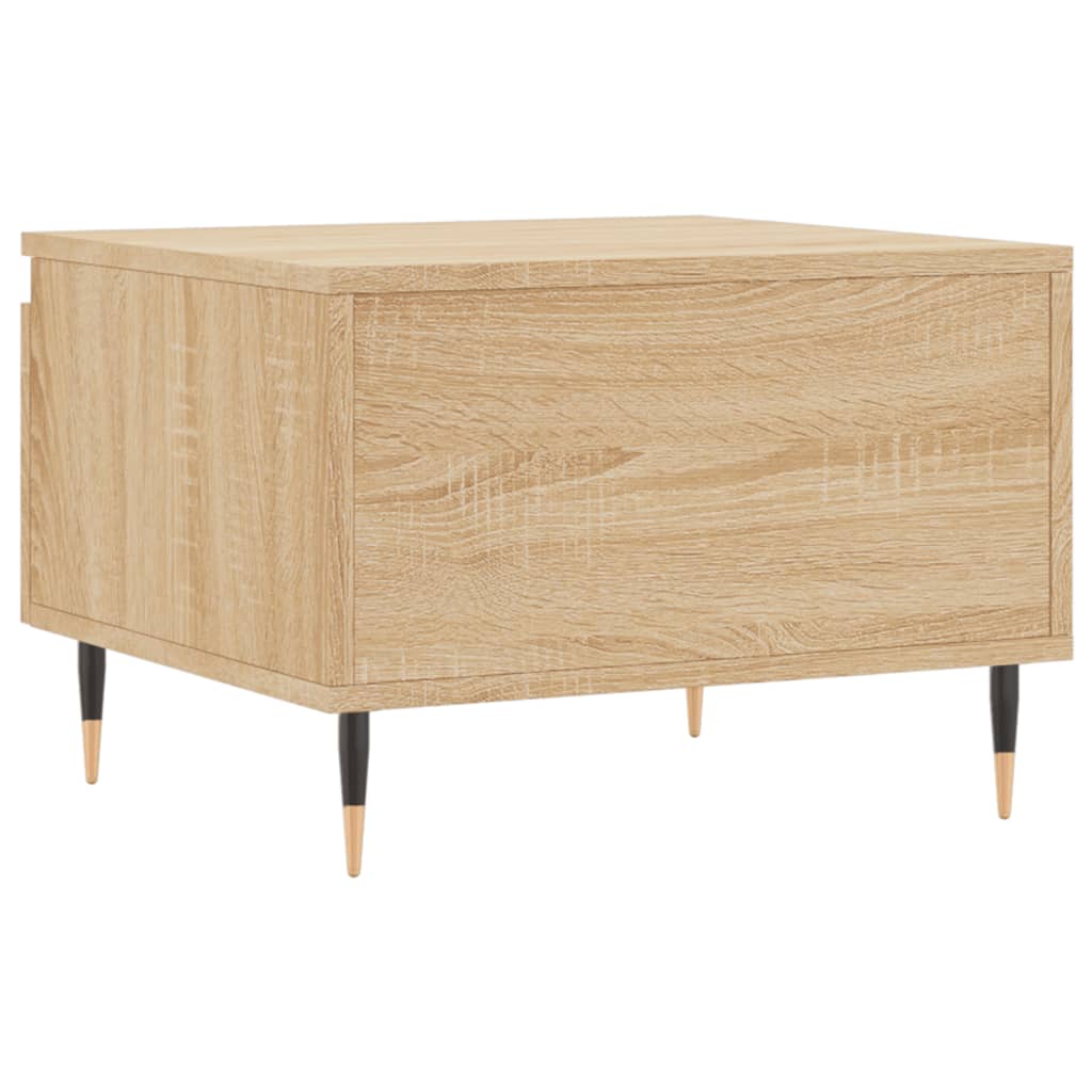 Stolići za kavu 2 kom boja hrasta 50x46x35 cm konstruirano drvo Smeđa