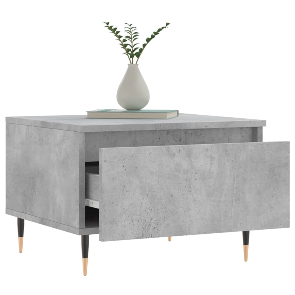 Stolići za kavu 2 kom boja betona 50x46x35 cm konstruirano drvo