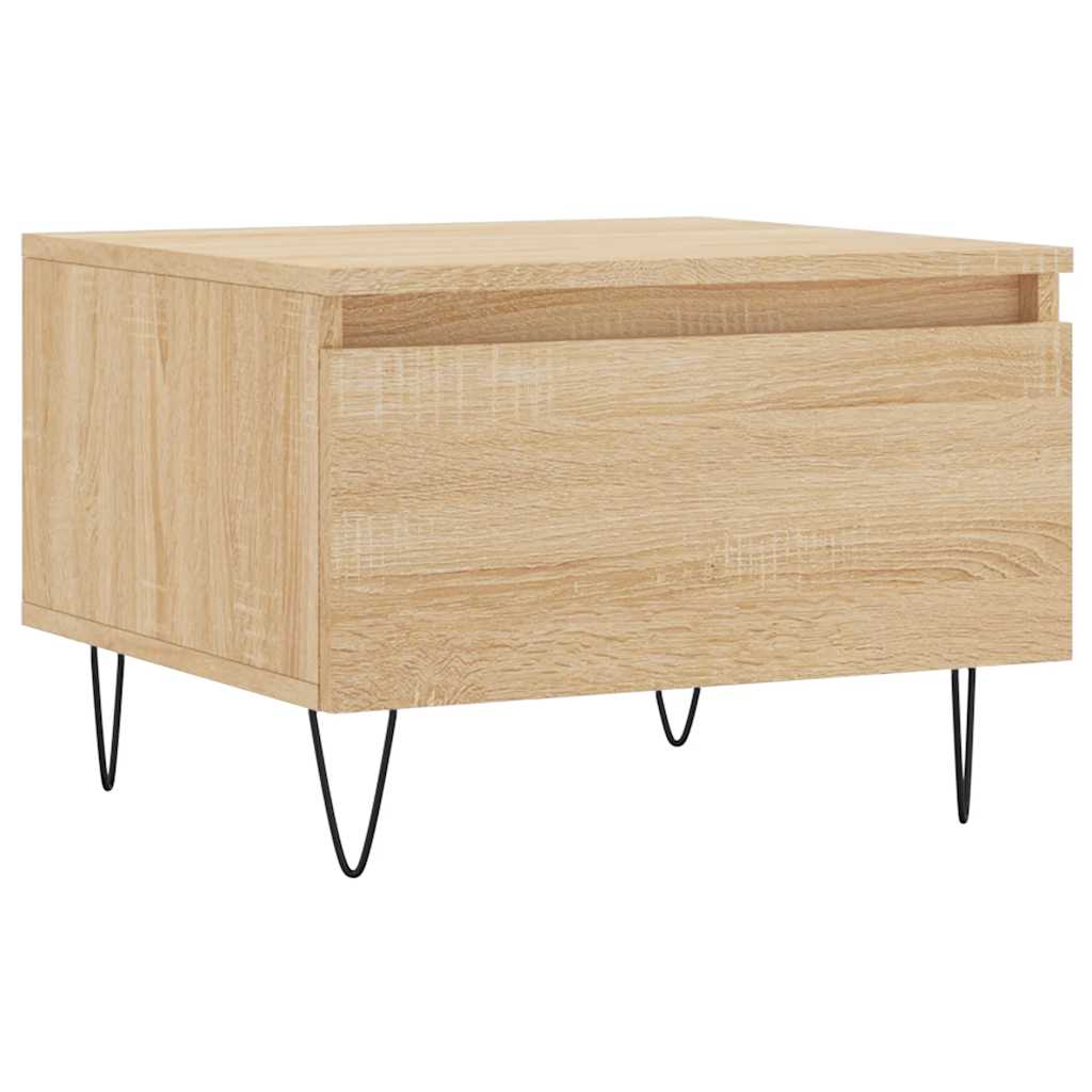 Stolići za kavu 2 kom boja hrasta 50x46x35 cm konstruirano drvo