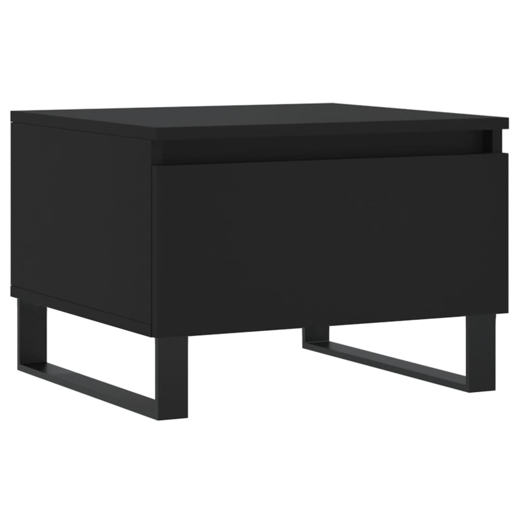Stolići za kavu 2 kom crni 50 x 46 x 35 cm konstruirano drvo