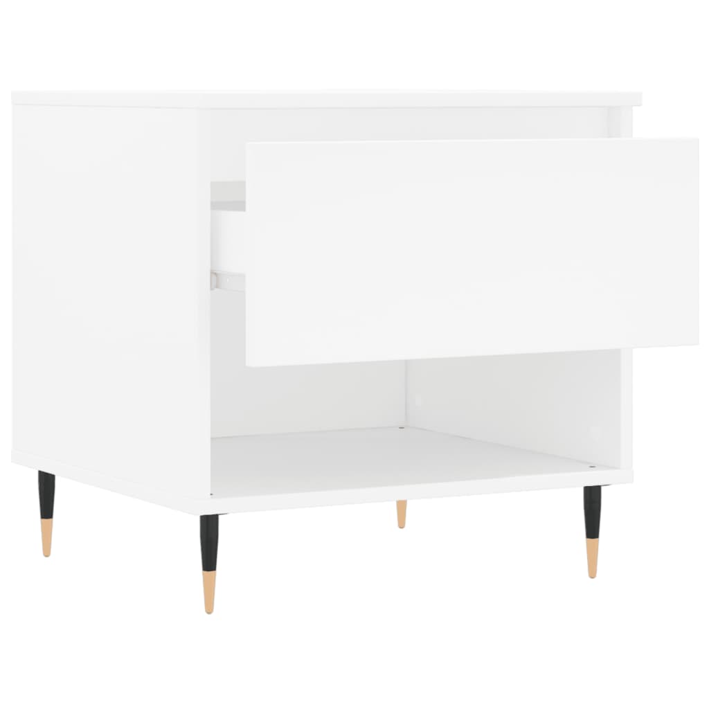 Stolići za kavu 2 kom bijeli 50x46x50 cm od konstruiranog drva Bijela