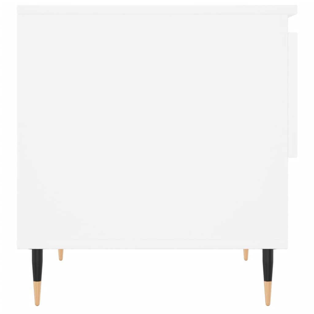 Stolići za kavu 2 kom bijeli 50x46x50 cm od konstruiranog drva Bijela