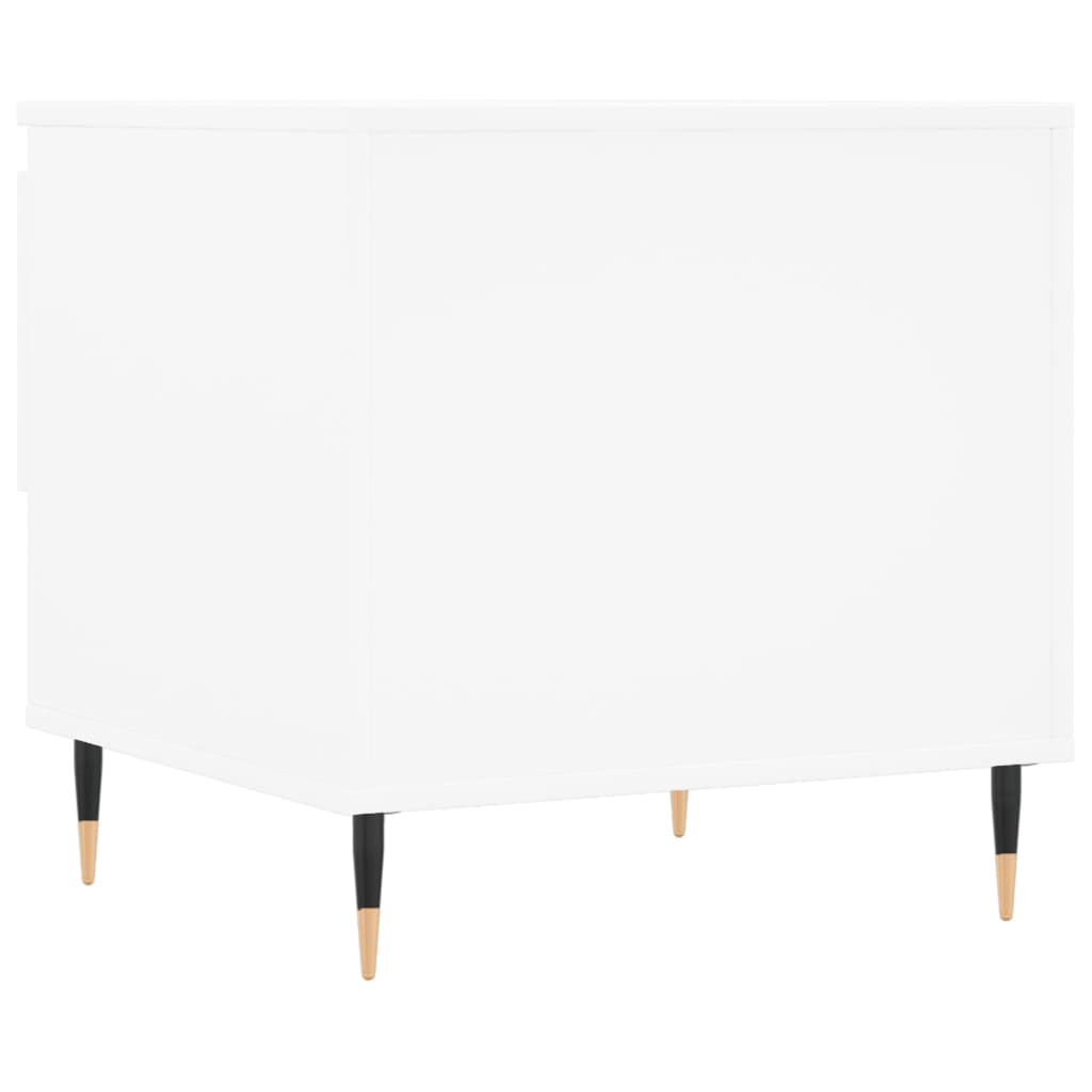 Stolići za kavu 2 kom bijeli 50x46x50 cm od konstruiranog drva Bijela