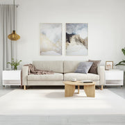 Stolići za kavu 2 kom bijeli 50x46x50 cm od konstruiranog drva Bijela