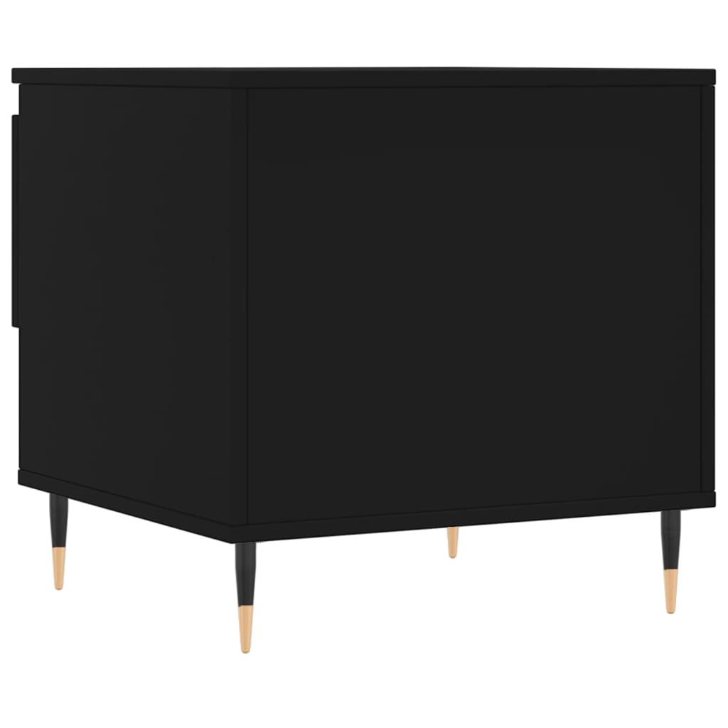 Stolić za kavu crni 50 x 46 x 50 cm od konstruiranog drva