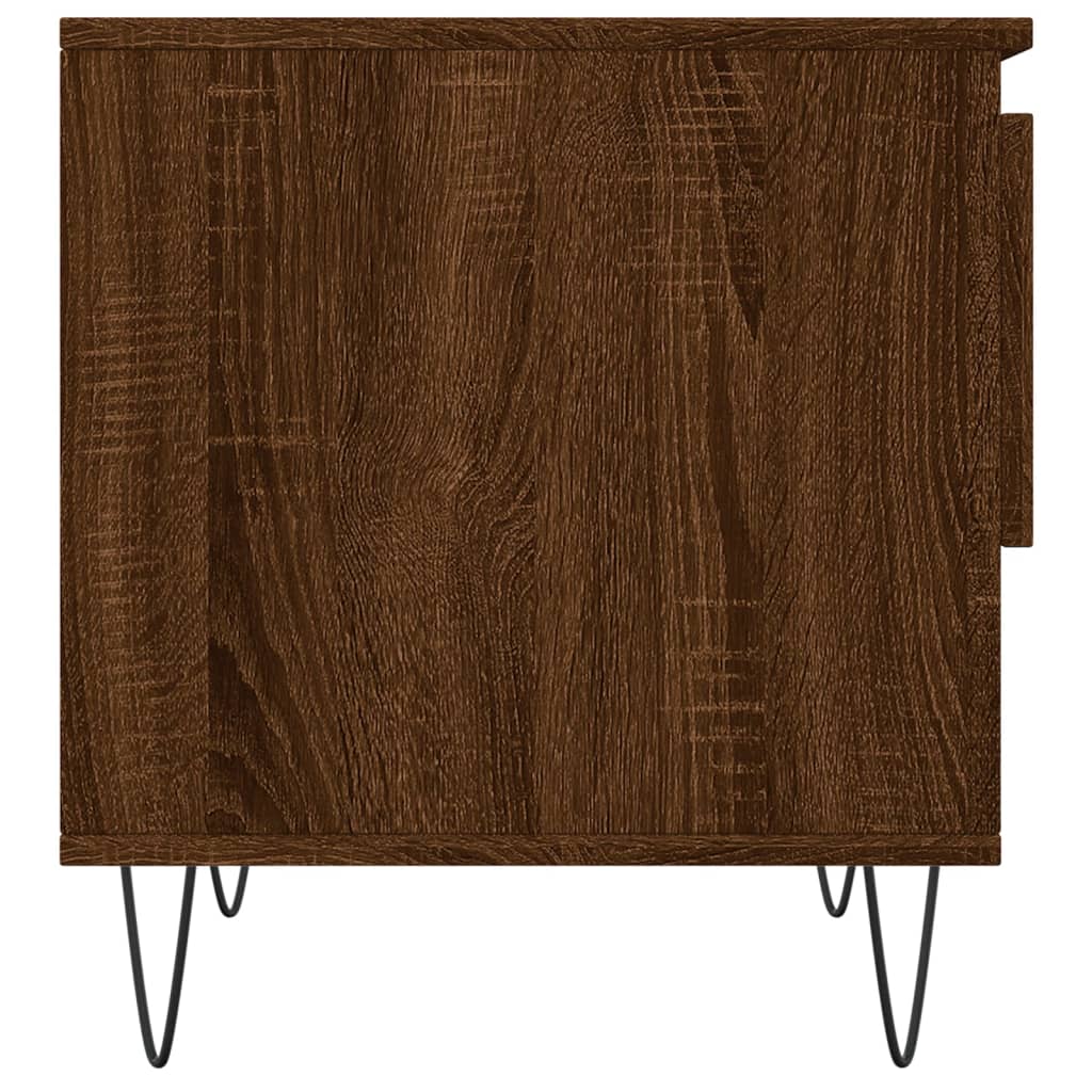 Stolići za kavu 2 kom boja hrasta 50x46x50 cm konstruirano drvo