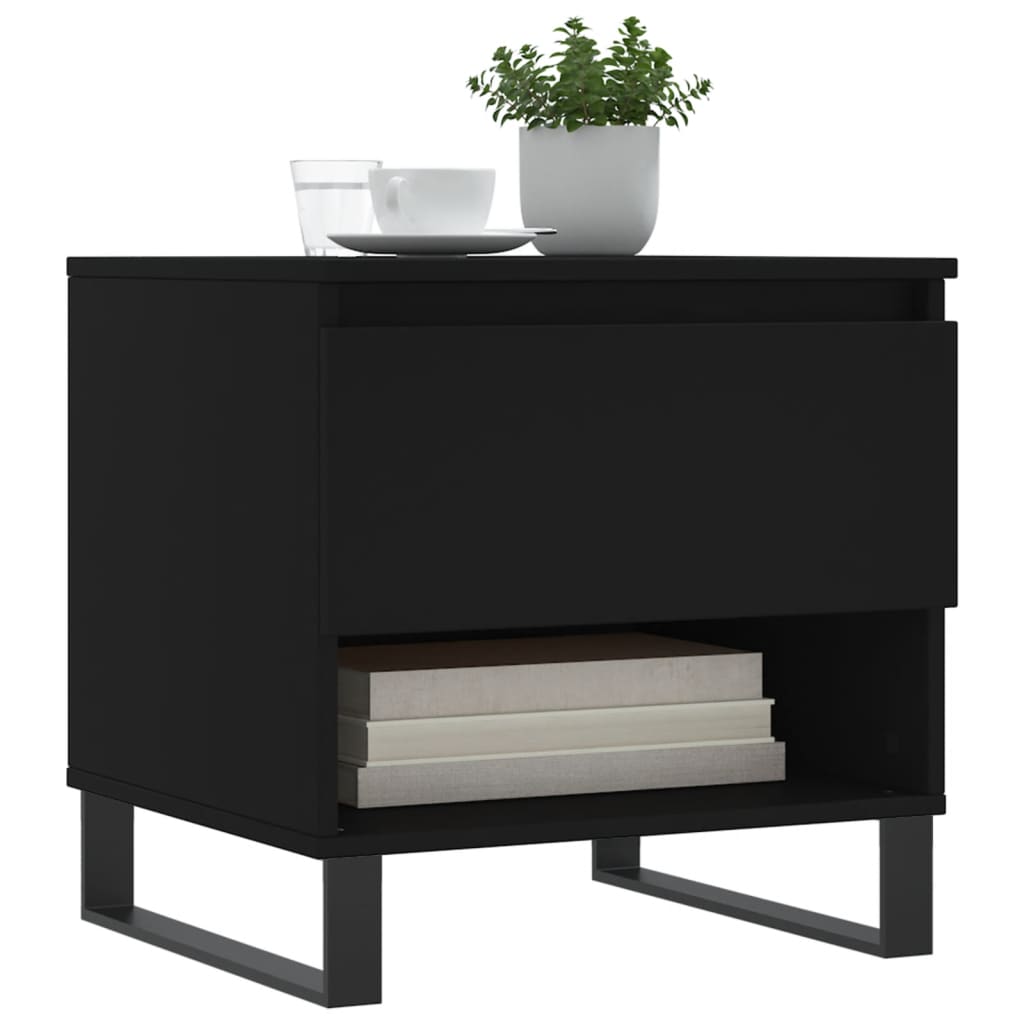 Stolići za kavu 2 kom crni 50x46x50 cm od konstruiranog drva