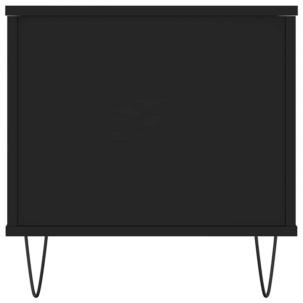 Stolić za kavu crni 90 x 44,5 x 45 cm od konstruiranog drva