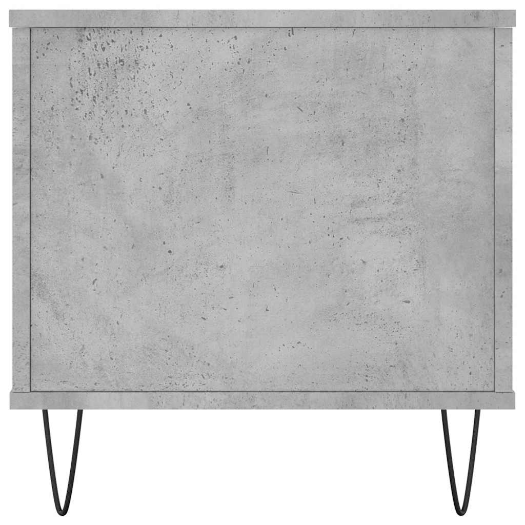 Stolić za kavu siva boja betona 90x44,5x45 cm konstruirano drvo