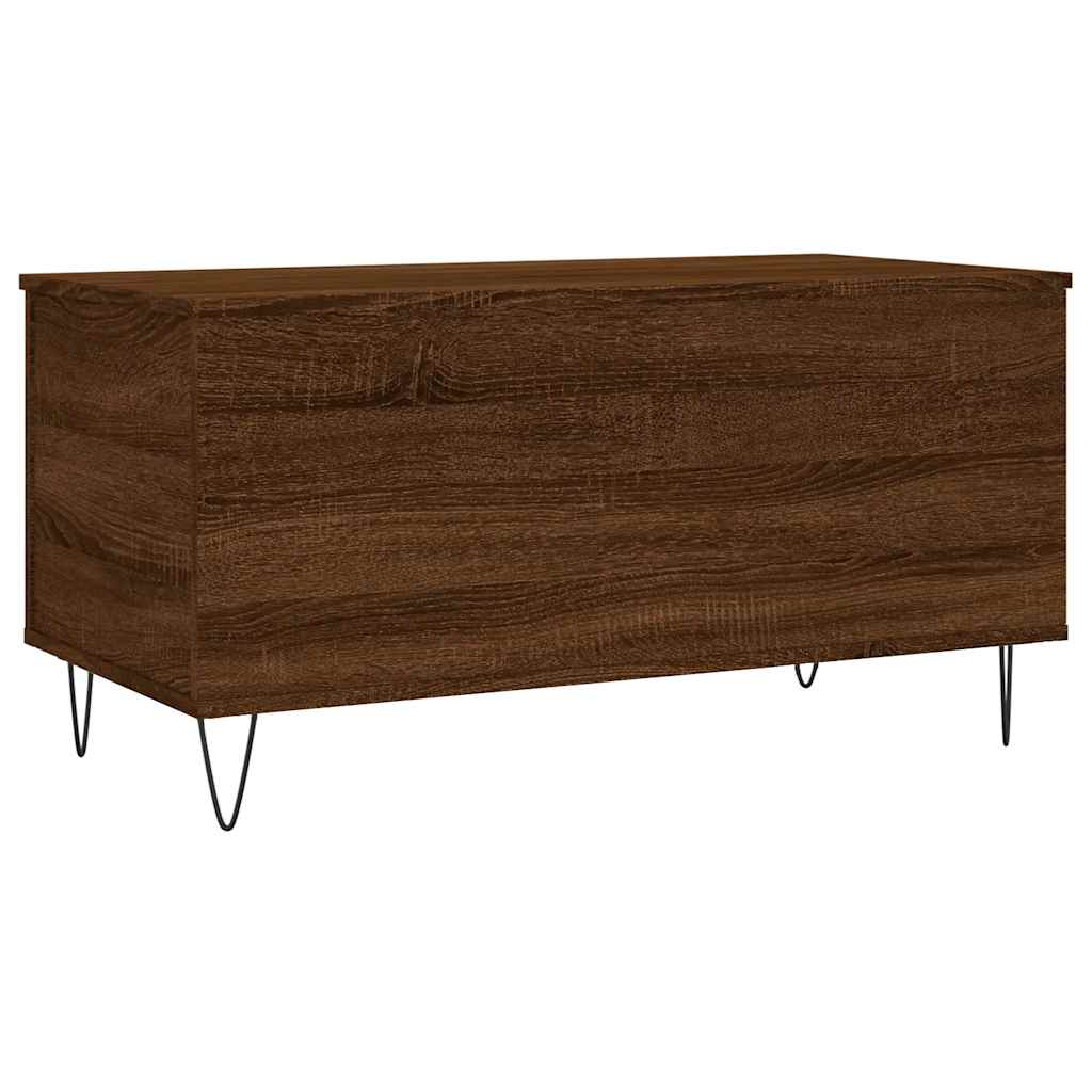 Stolić za kavu boja hrasta 90 x 44,5 x 45 cm konstruirano drvo