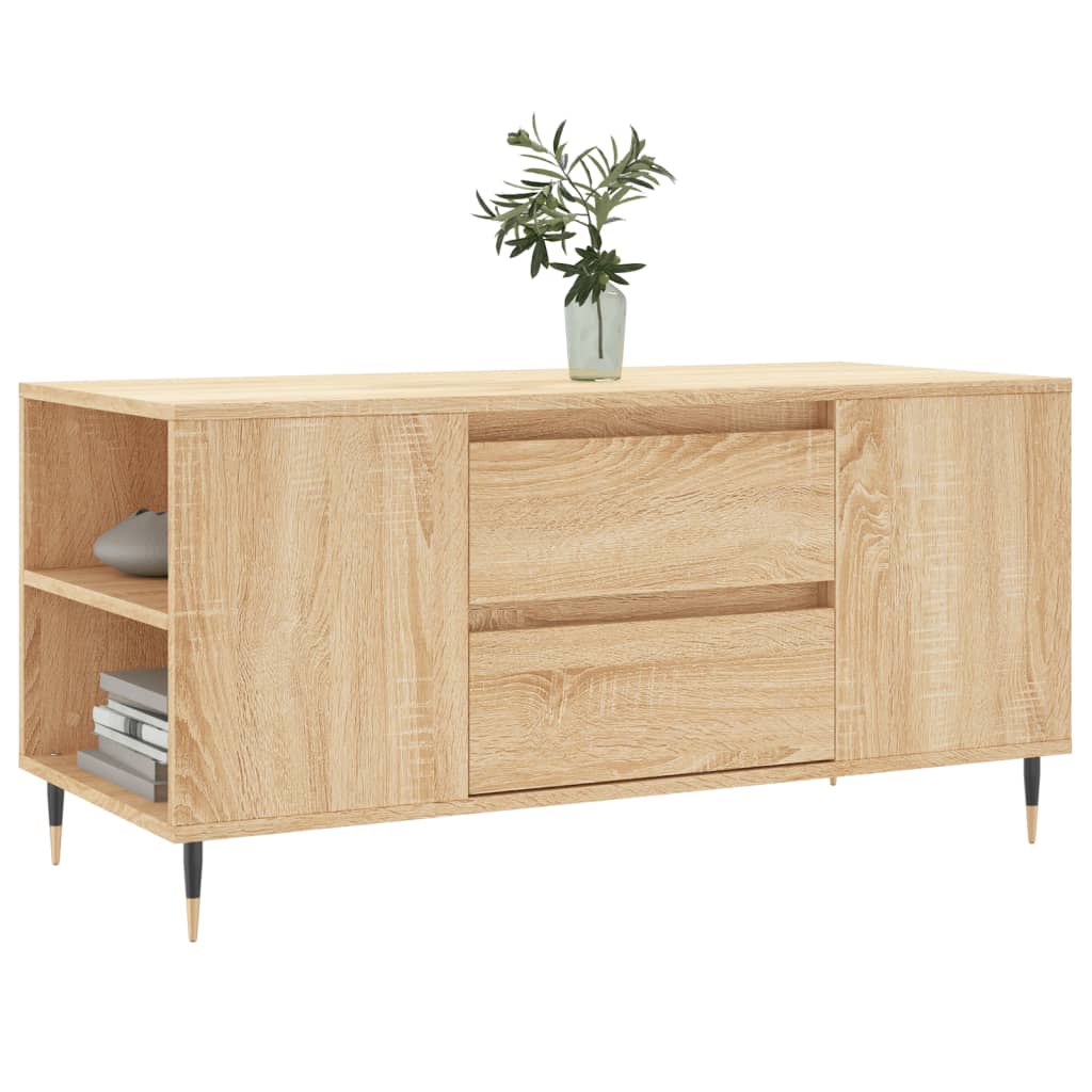 Stolić za kavu boja hrasta 102x44,5x50 cm od konstruiranog drva
