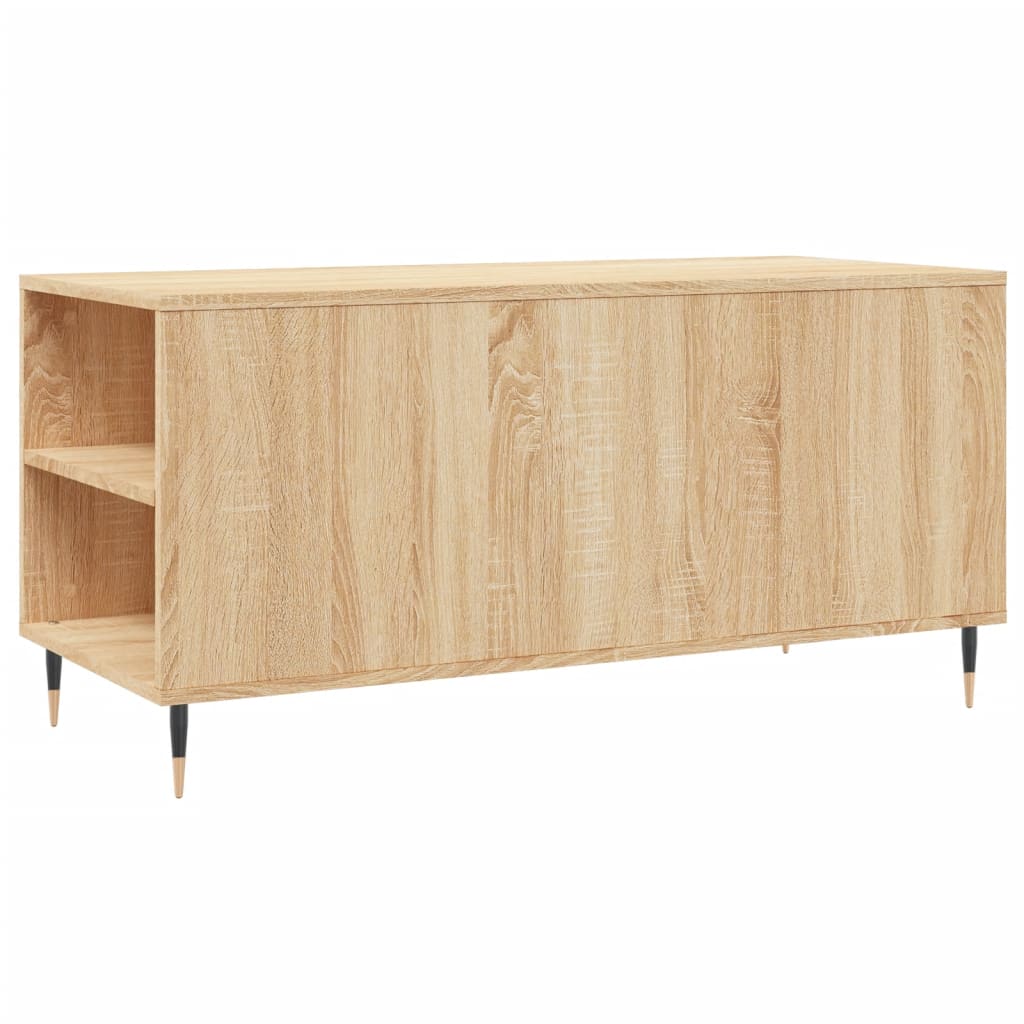 Stolić za kavu boja hrasta 102x44,5x50 cm od konstruiranog drva