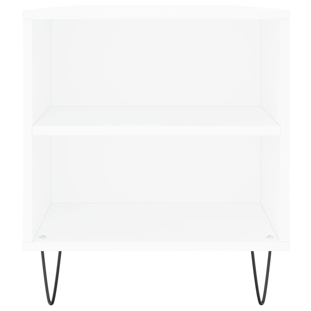 Stolić za kavu bijeli 102 x 44,5 x 50 cm od konstruiranog drva