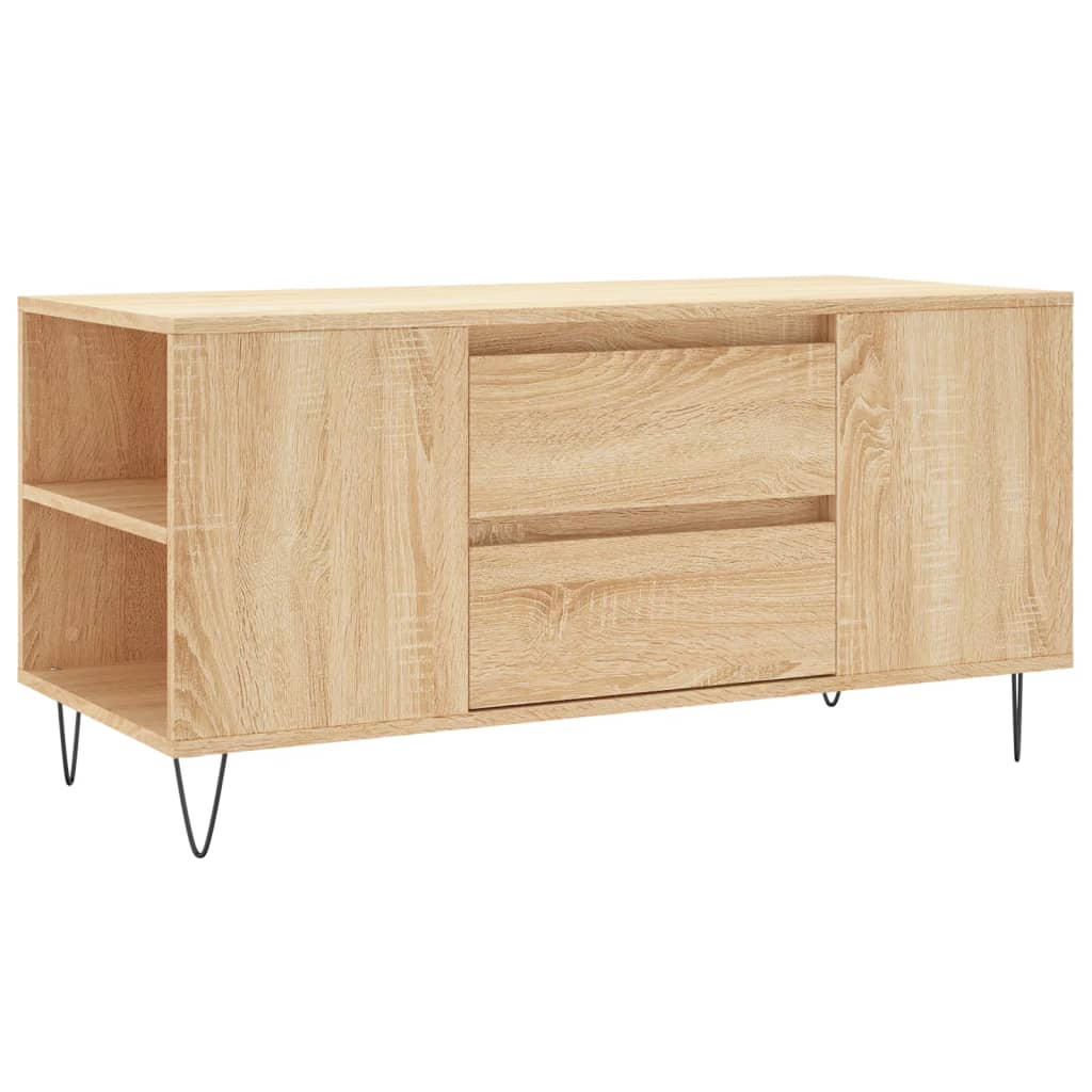 Stolić za kavu boja hrasta 102x44,5x50 cm od konstruiranog drva