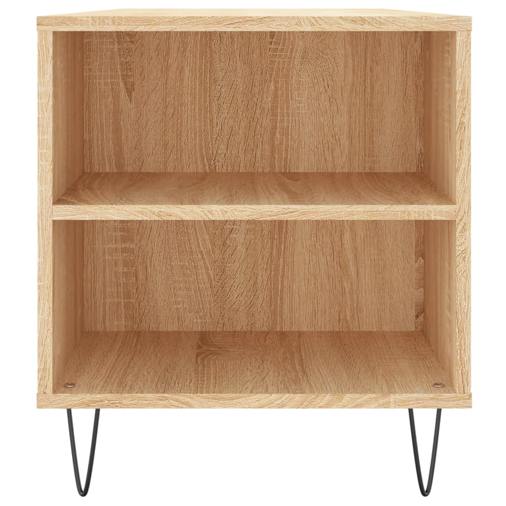 Stolić za kavu boja hrasta 102x44,5x50 cm od konstruiranog drva