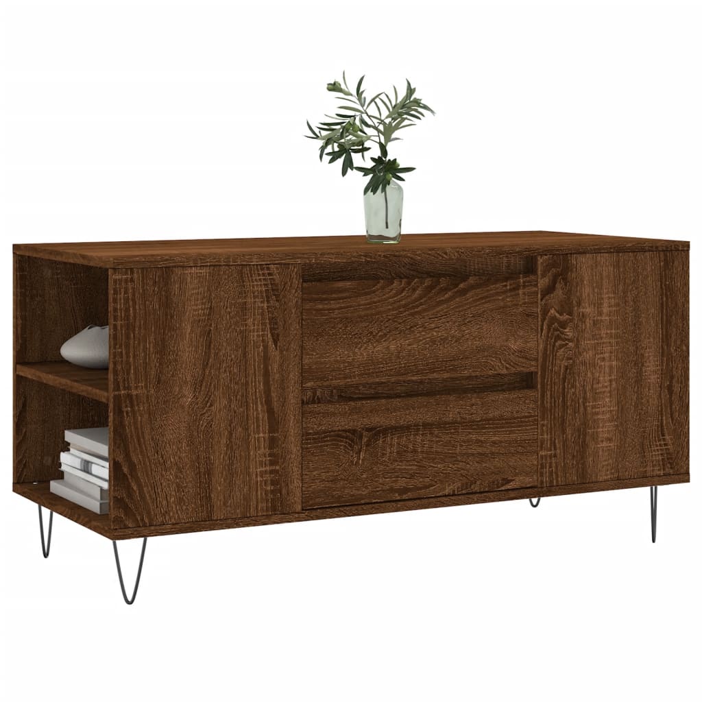 Stolić za kavu boja hrasta 102x44,5x50 cm od konstruiranog drva