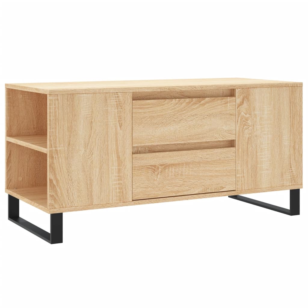 Stolić za kavu boja hrasta 102x44,5x50 cm od konstruiranog drva