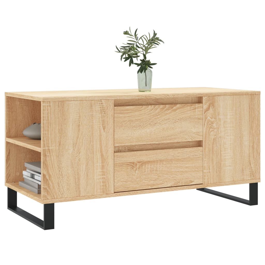Stolić za kavu boja hrasta 102x44,5x50 cm od konstruiranog drva