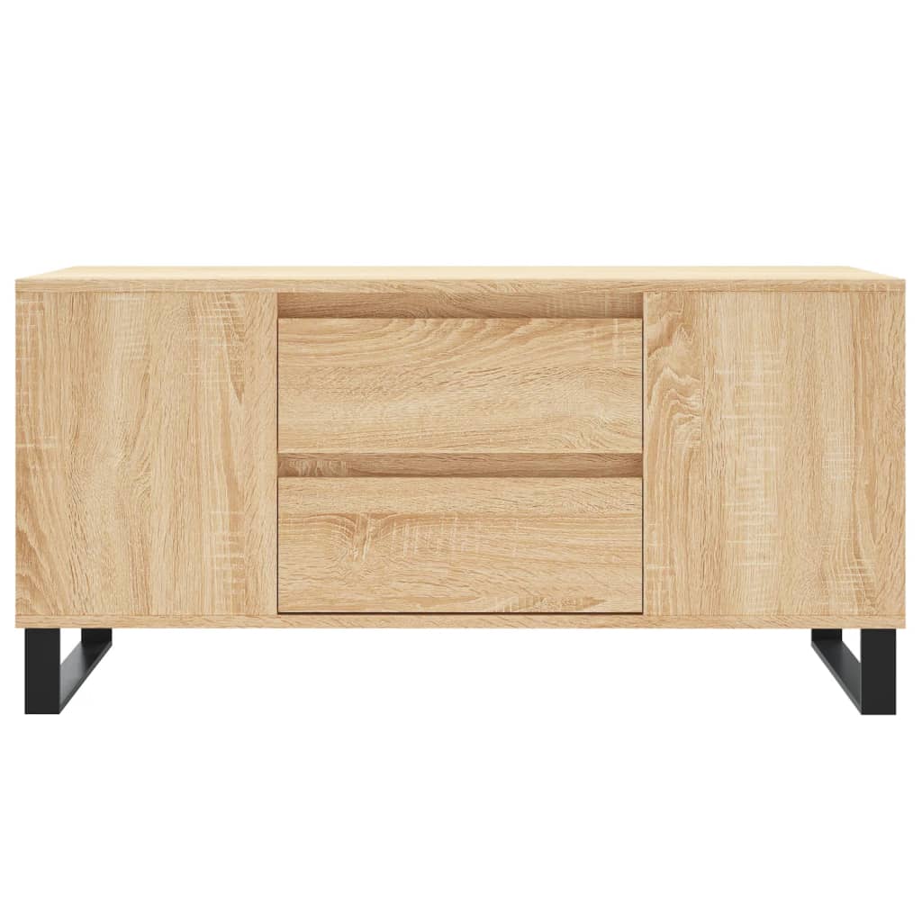 Stolić za kavu boja hrasta 102x44,5x50 cm od konstruiranog drva