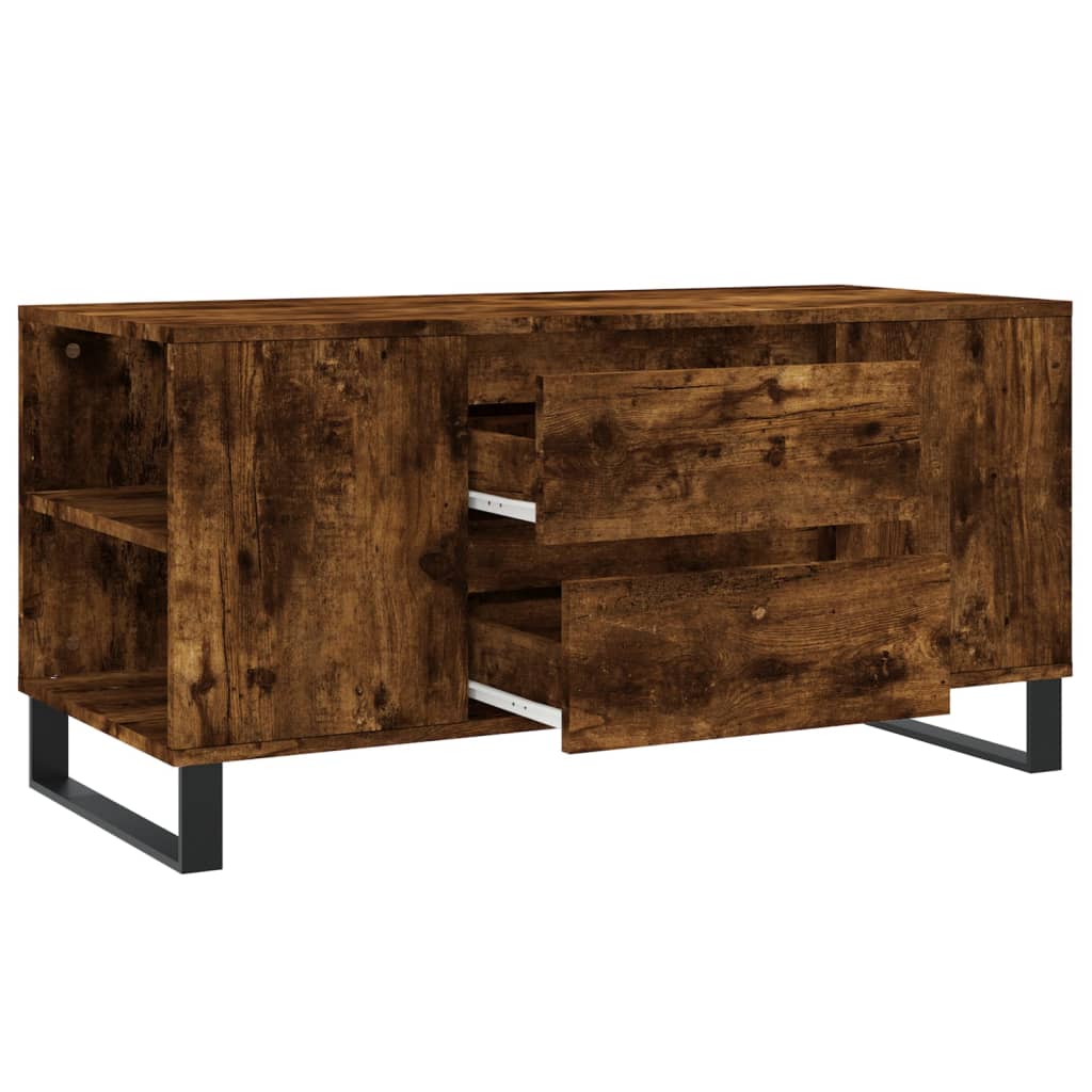 Stolić za kavu boja hrasta 102x44,5x50 cm od konstruiranog drva