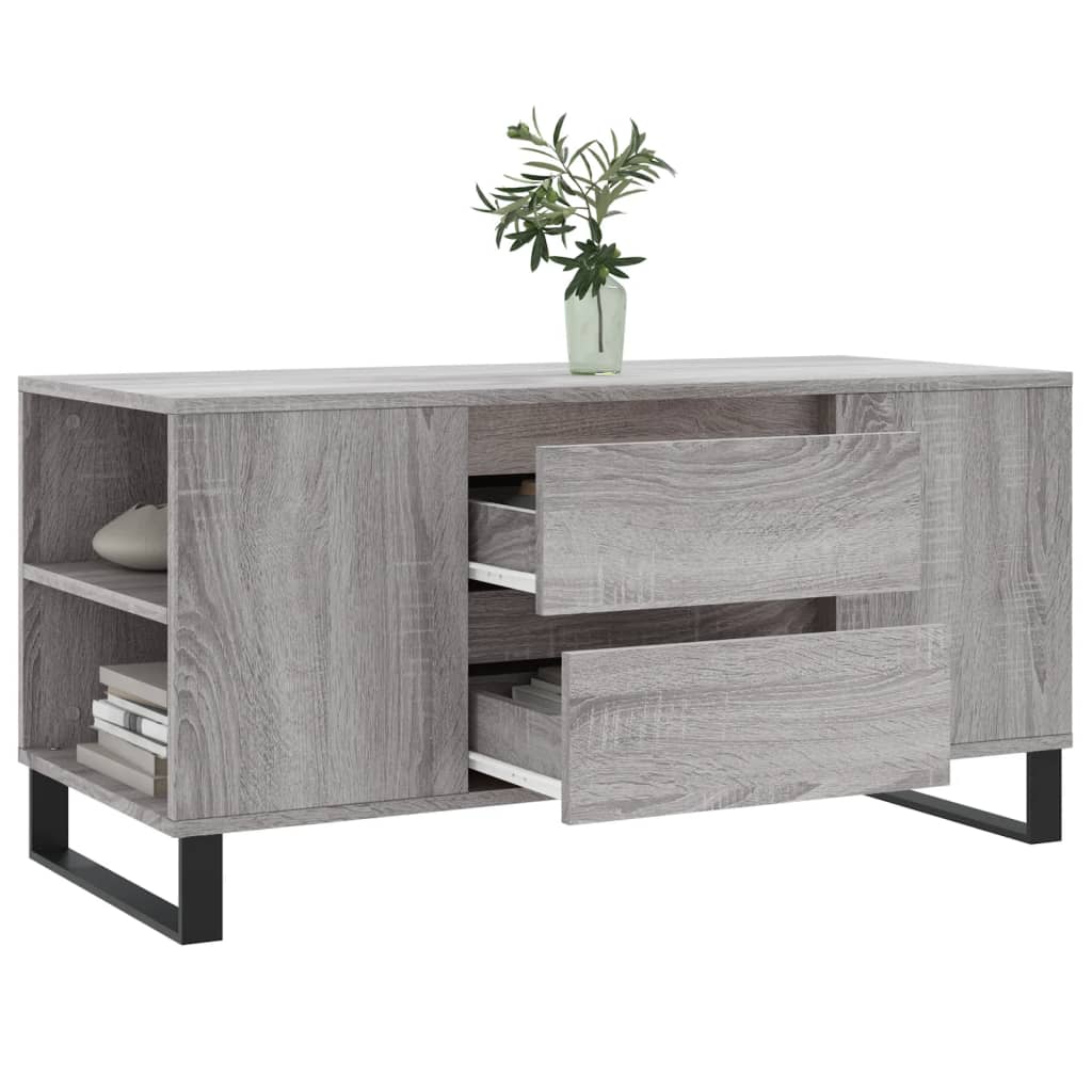 Stolić za kavu boja hrasta 102x44,5x50 cm od konstruiranog drva