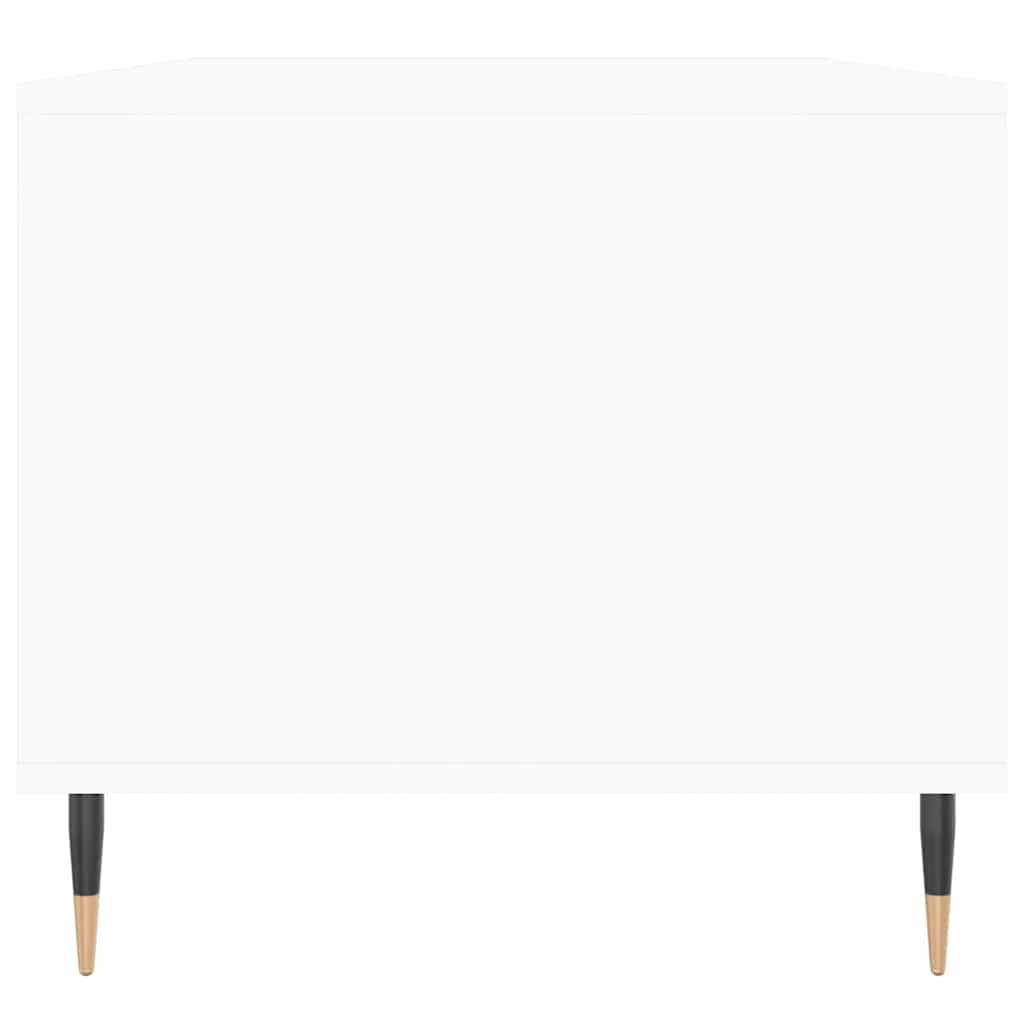 Stolić za kavu bijeli 90 x 49 x 45 cm od konstruiranog drva