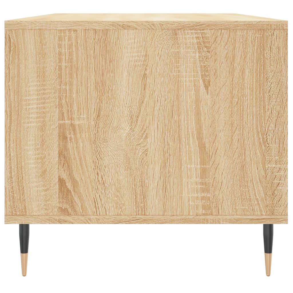 Stolić za kavu boja hrasta 90x49x45 cm konstruirano drvo