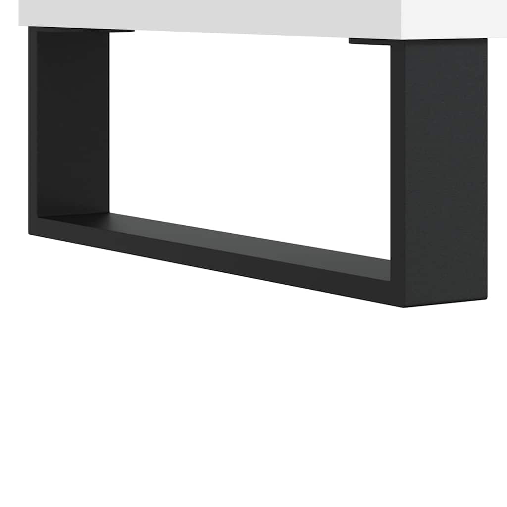 Stolić za kavu bijeli 90 x 49 x 45 cm od konstruiranog drva