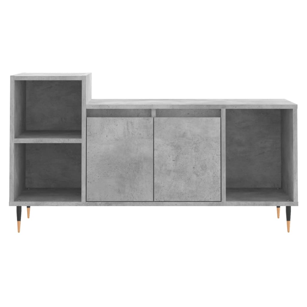 TV ormarić boja betona 100x35x55 cm od konstruiranog drva