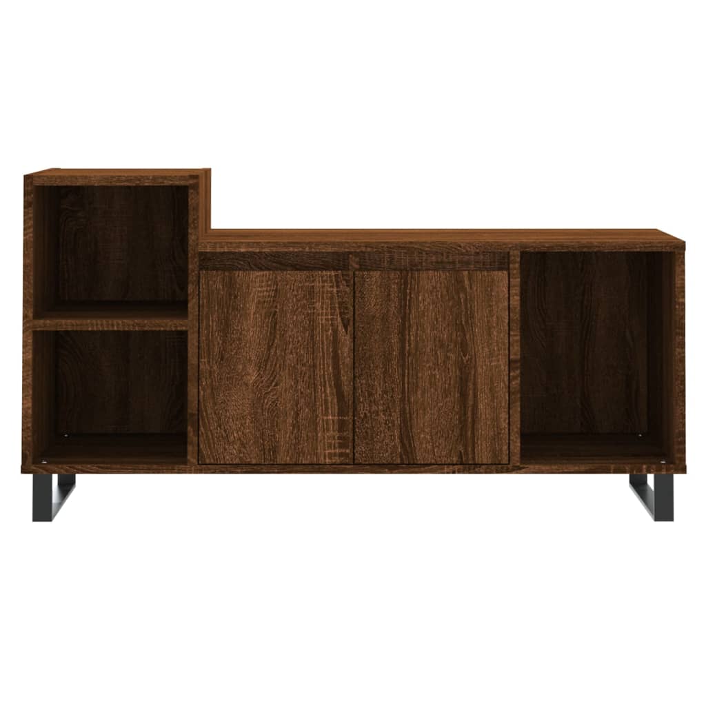 TV ormarić boja smeđeg hrasta 100x35x55 cm konstruirano drvo
