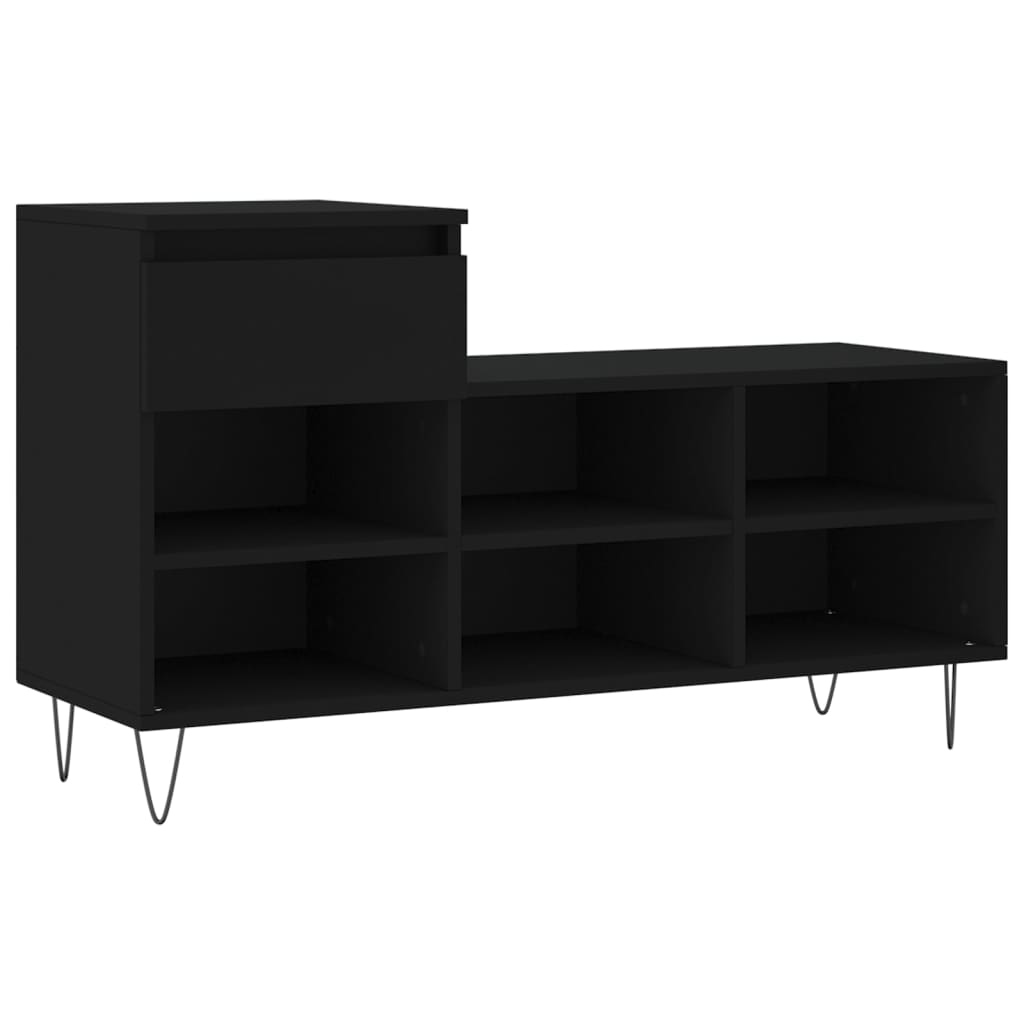 Ormarić za cipele crni 102 x 36 x 60 cm od konstruiranog drva