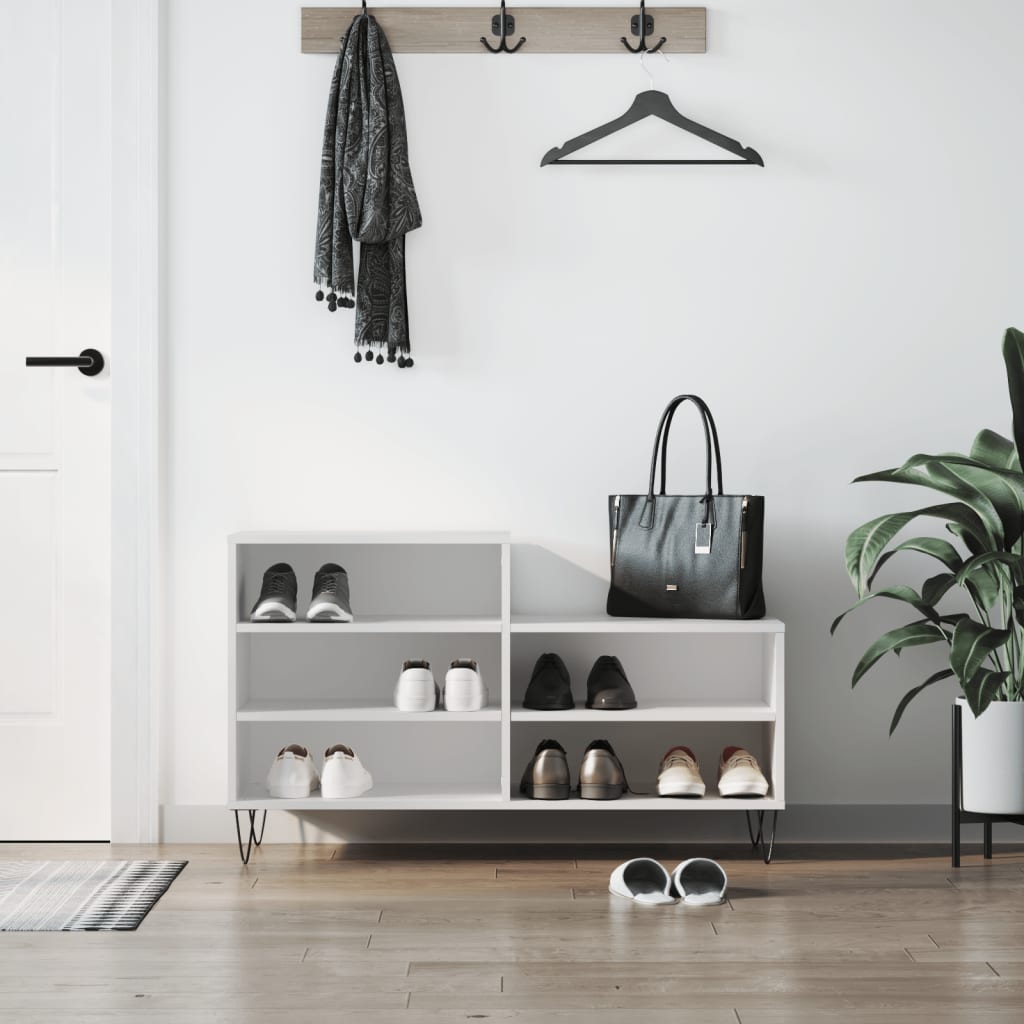 Ormarić za cipele bijeli 102 x 36 x 60 cm od konstruiranog drva